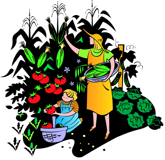 Planting Garden Clipart.