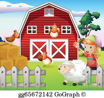 Farmhouse Clip Art.