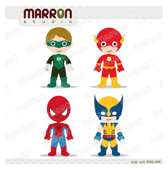 Flash Superhero Clipart.