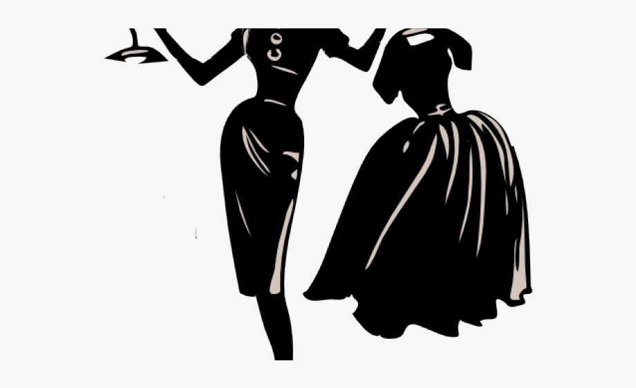 Black Dress Clipart Small Dress.