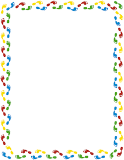 Free Footprint Border Cliparts, Download Free Clip Art, Free Clip.