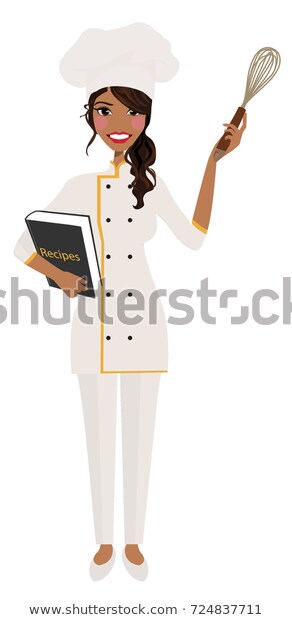 Female Cook Chef Clipart Vector Logo Stock Vector (Royalty Free.