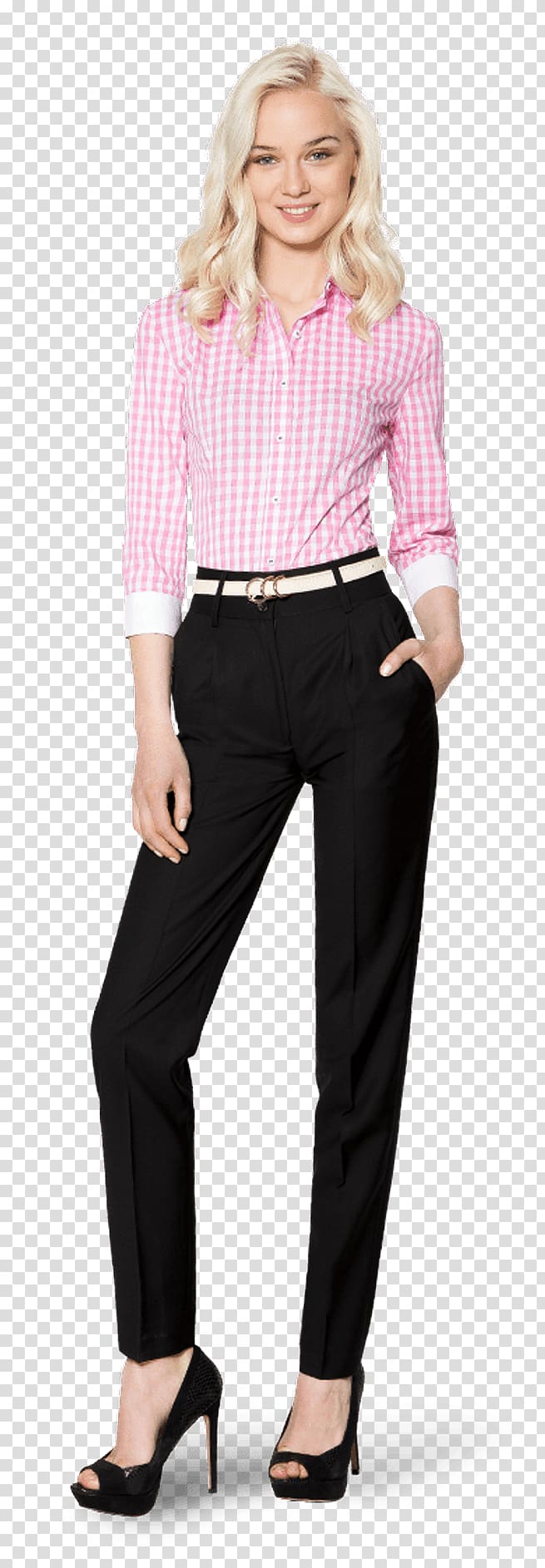 Blouse Sleeve Pants Dress shirt, corporate attire women.