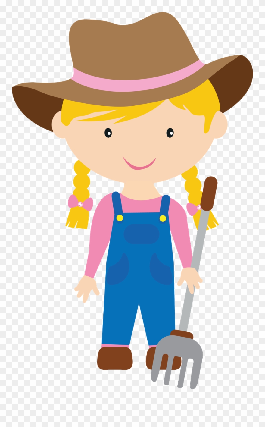 Girl Farmer Png & Free Girl Farmer.png Transparent Images #19010.