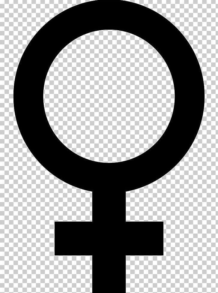 Gender Symbol Female Sign PNG, Clipart, Black And White, Cdr, Circle.