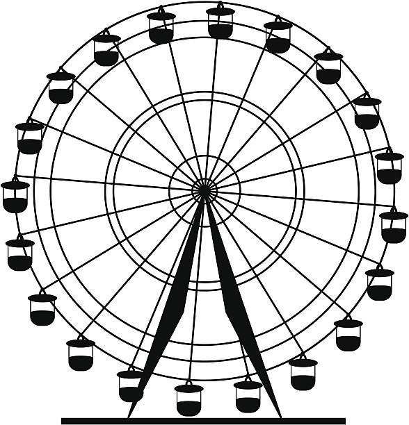 Best Ferris Wheel Illustrations, Royalty.