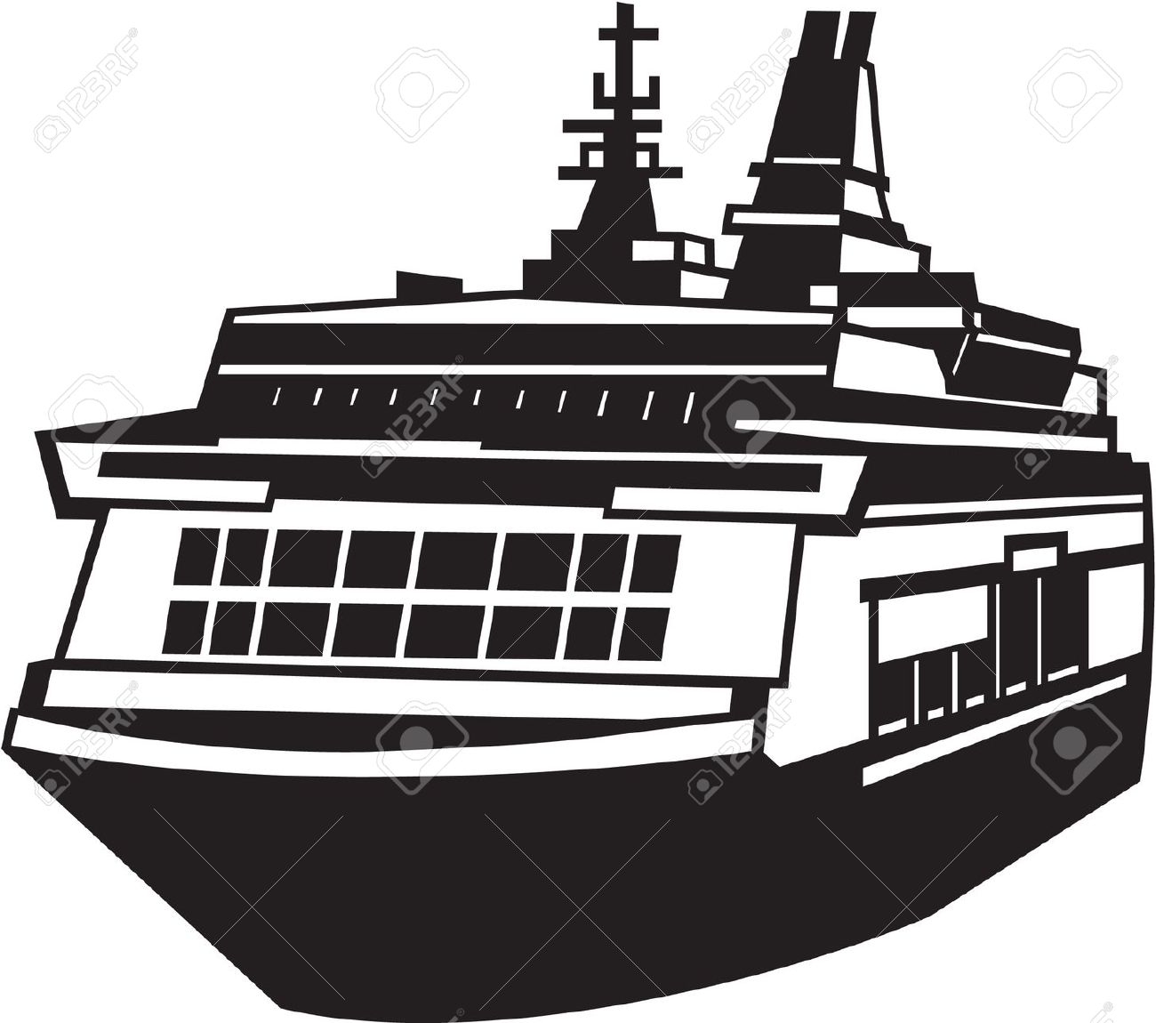 Ferry Boat Clip Art.