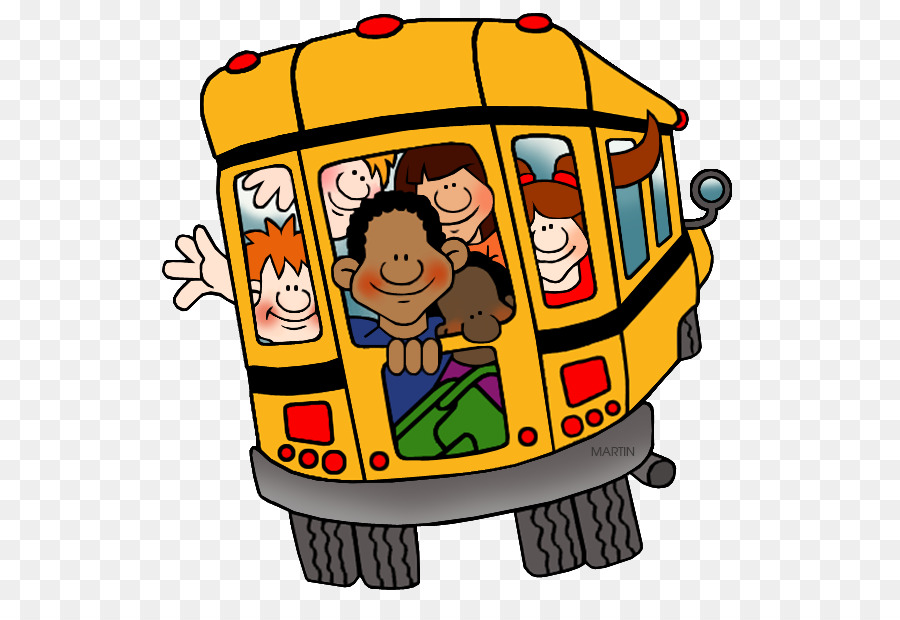 School Bus Cartoon png download.