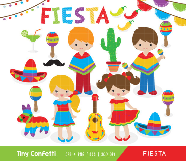 Fiesta clipart.