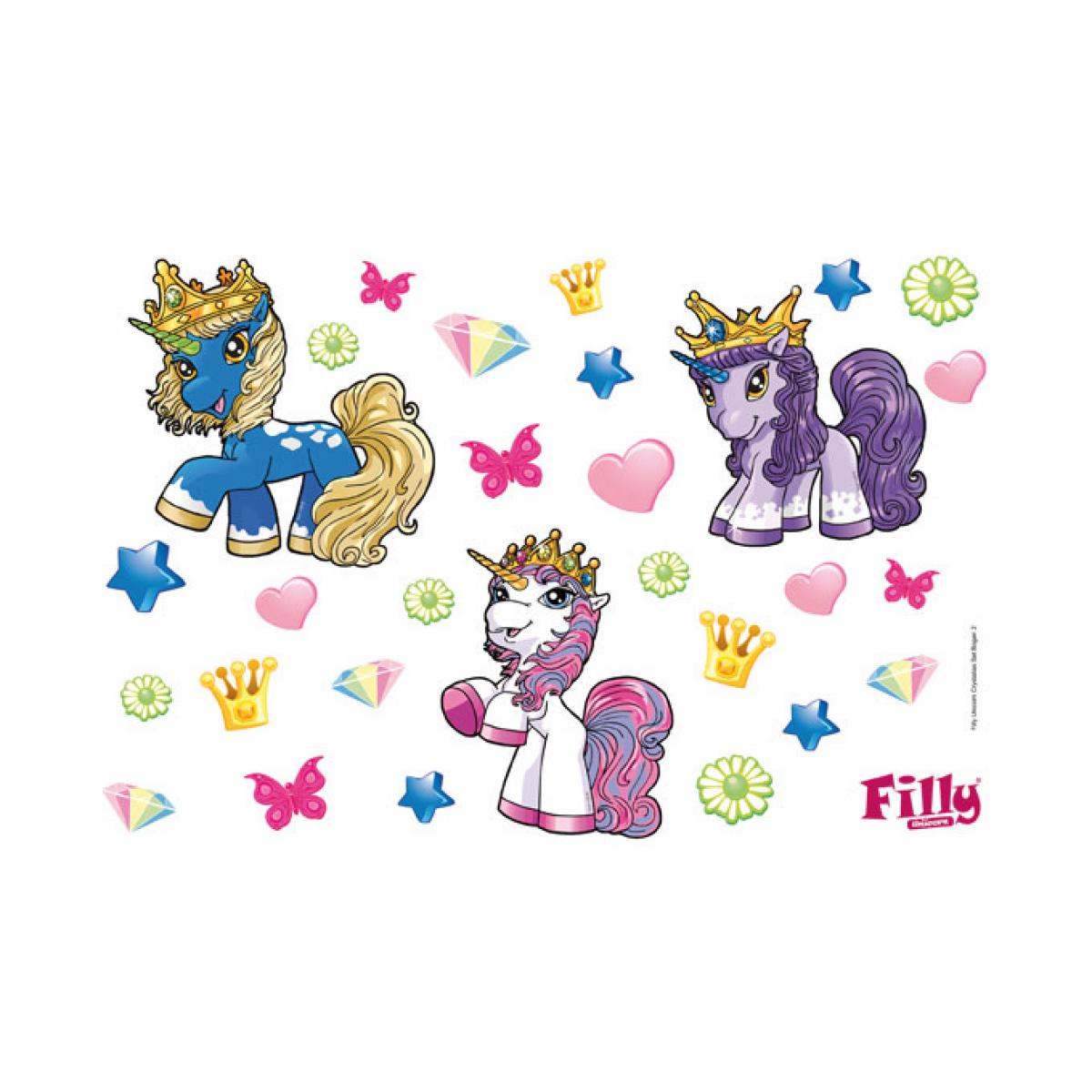 Wall Tattoo Kids Room Girls Pferde Filly Princess Eule Wall.