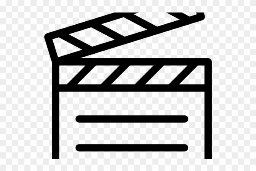 Clapperboard Clipart Movie Themed.