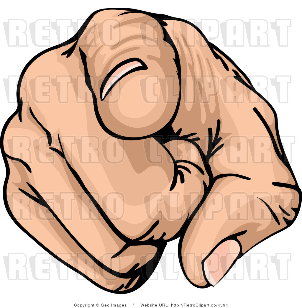 Pointing Finger Clip Art.