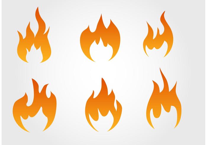 Collection of Fire Vectors.