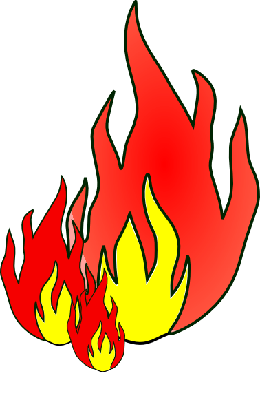 Log Fire Clipart.