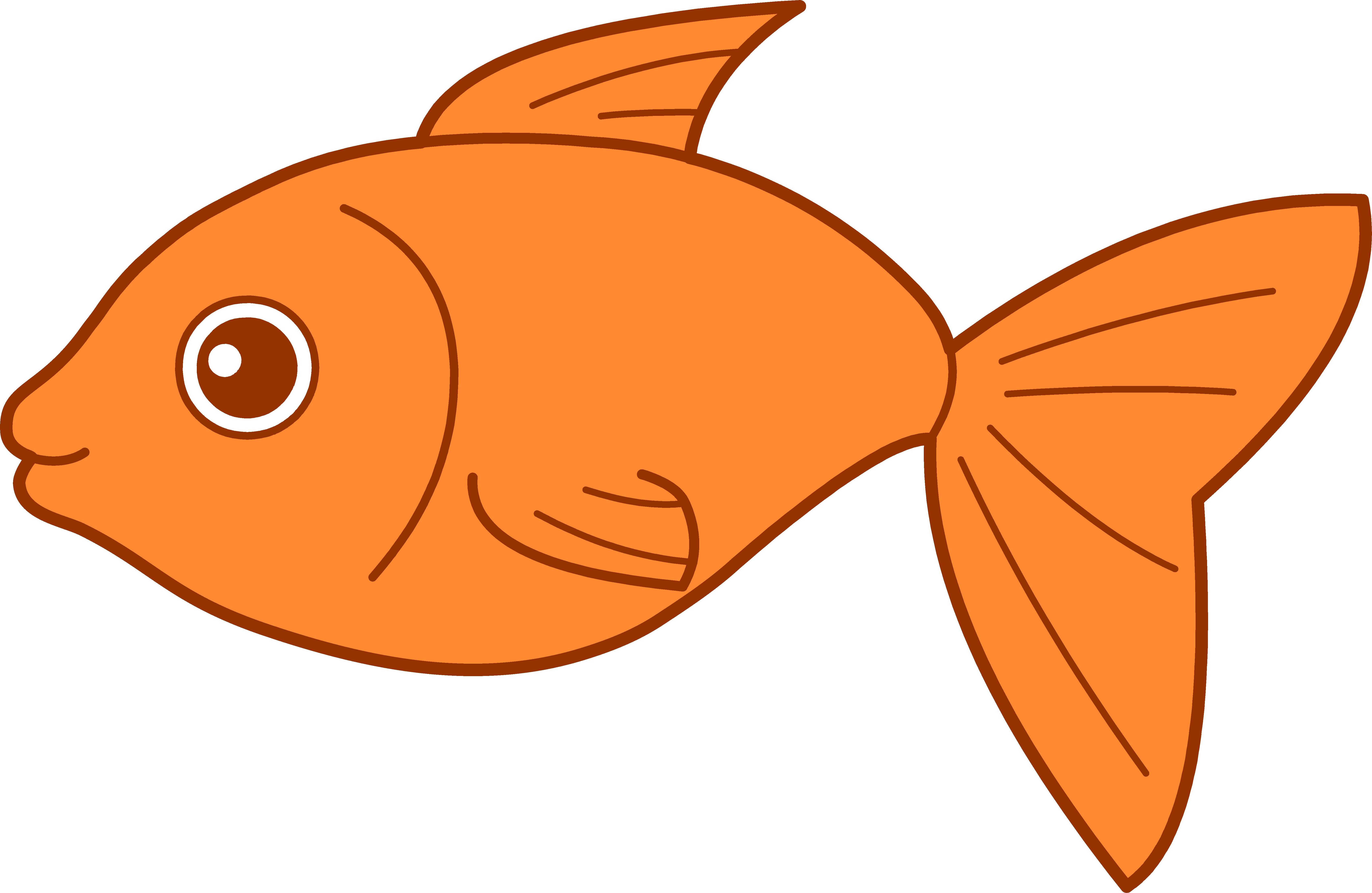 Fish Clip Art Vector.