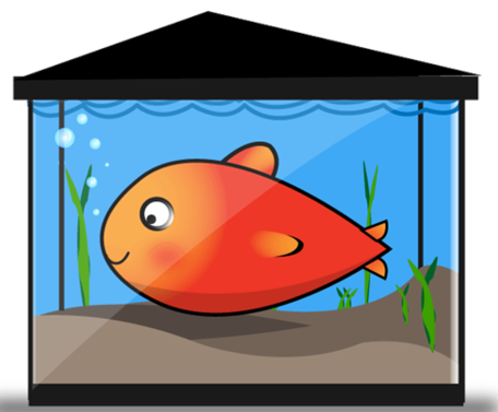 Fish In Tank Clipart.