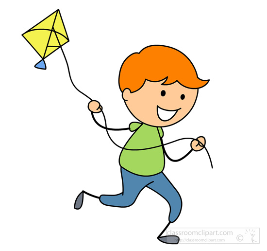 Fly A Kite Clipart.