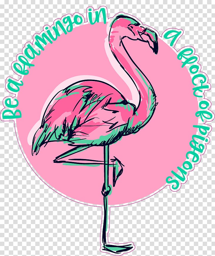 Flamingos Illustration Drawing graphics, Silhouette.