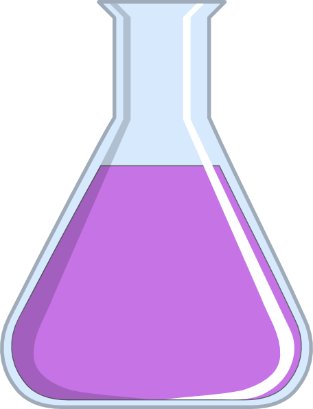 Pink Liquid In Flask Clip Art at Clker.com.