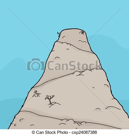 Flat Mountain Clip Art.