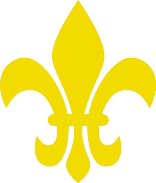 Fleur De Lis clip art Free vector in Open office drawing svg.