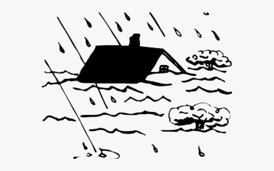 Flash Flood Clipart Black And White , Free Transparent.