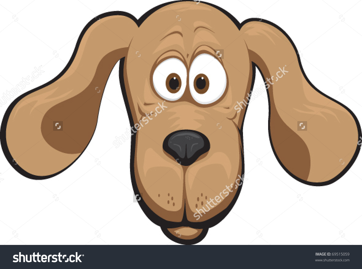 Floppy dog ear clipart.