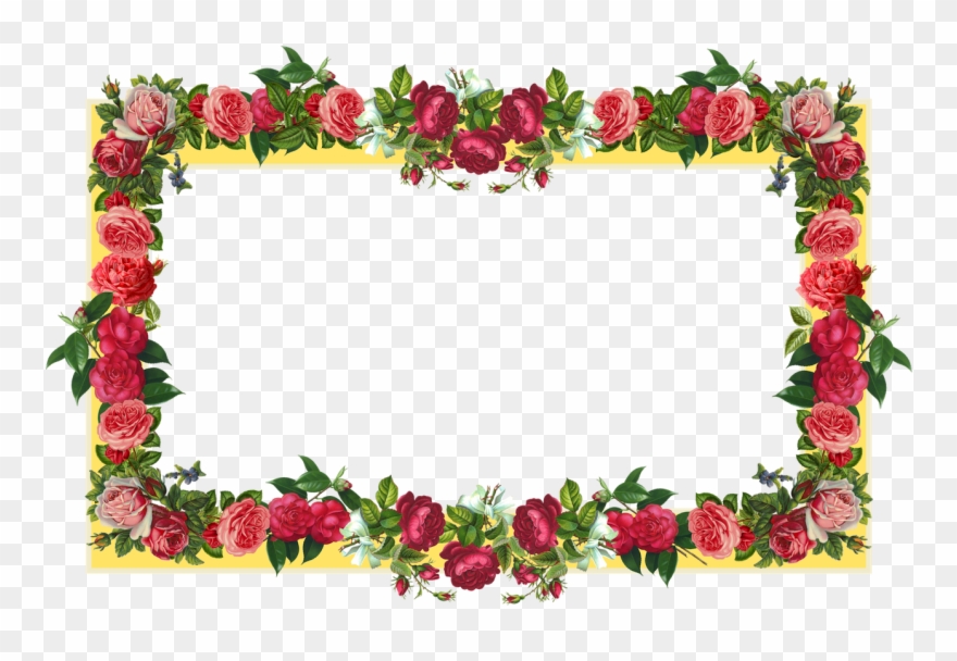 Free Flower Border Png Download Free Clip Art Free.