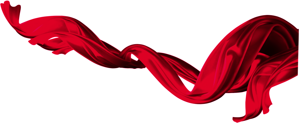 Satin Ribbon Red Flying Dance.