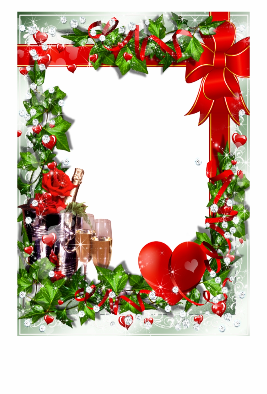 Christmas Lights Border Transparent Download Christmas Frame.