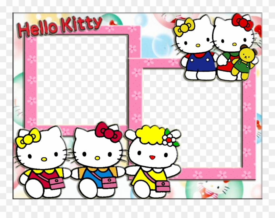 Hello Kitty Photo Frame Wallpaper Full Hd Clipart (#2727432.