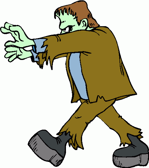 Halloween Frankenstein Clipart Kid 2.