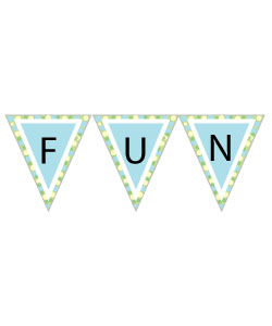 Free Birthday Clipart! Printable favor tags, pennant banners.