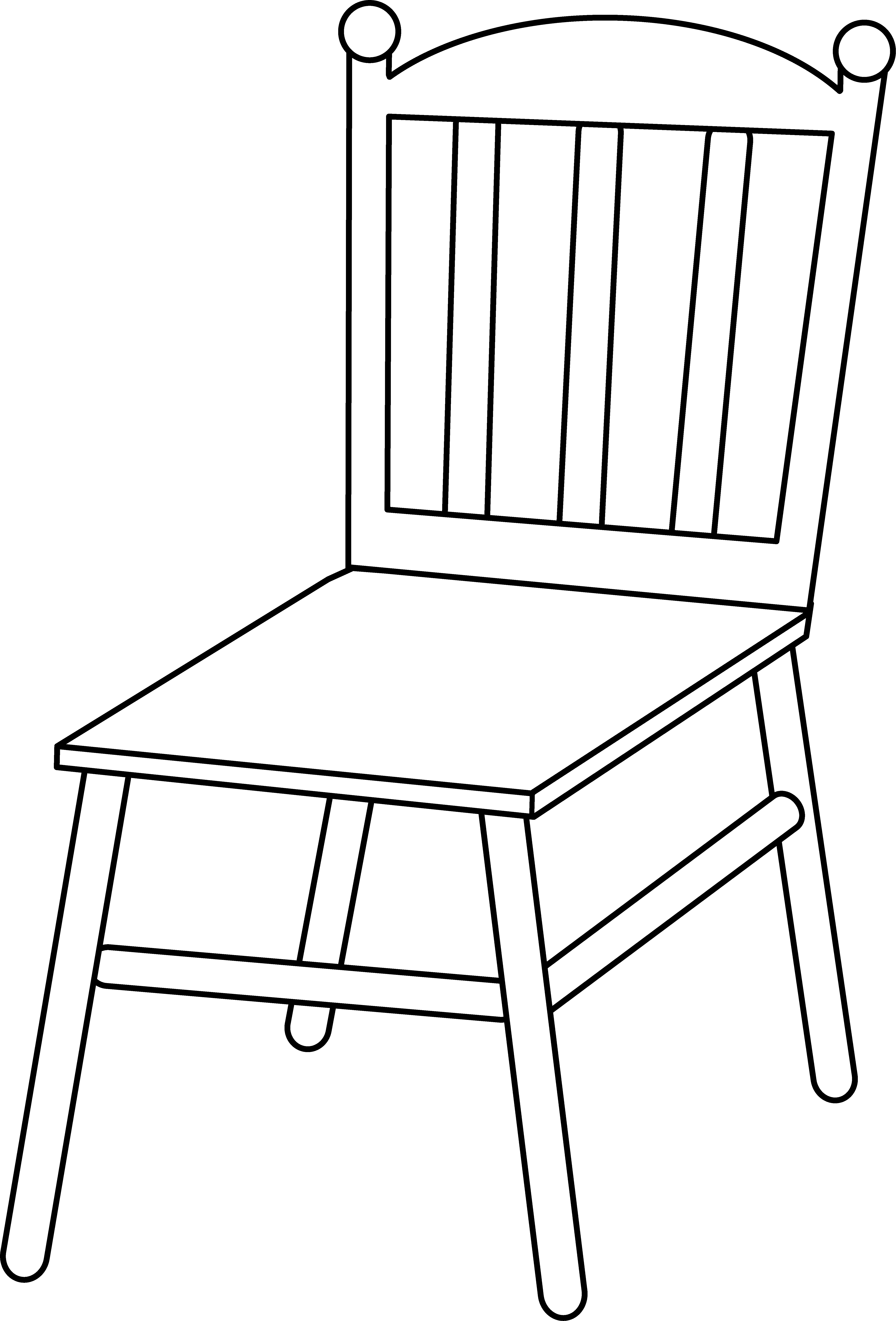 Chair Line Art.