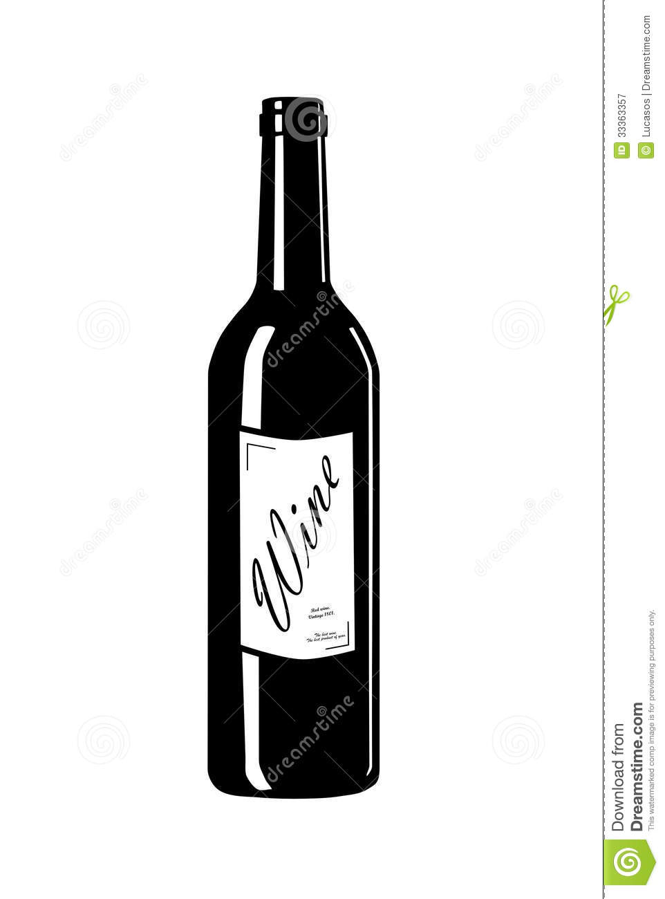 Wine Bottle Clipart.