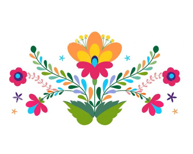 color pages ~ Mexican Flowers Clip Art Clipart Images.