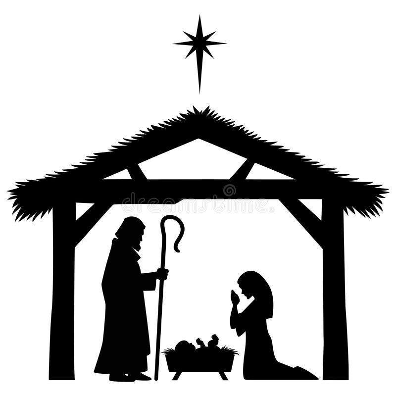 Jesus Silhouette Stock Illustrations.