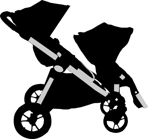 Baby stroller vector Free vector in Encapsulated PostScript eps.