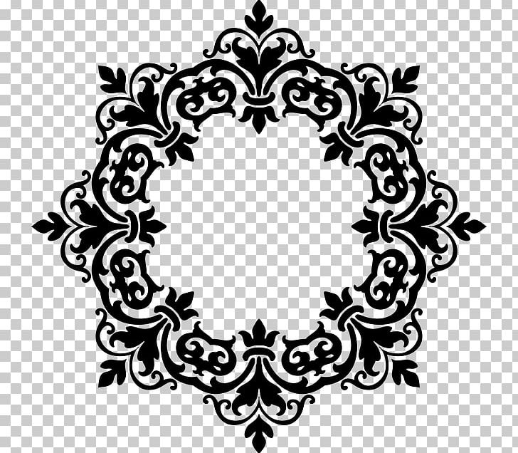 Frames Damask Ornament PNG, Clipart, Abstract, Black And White.