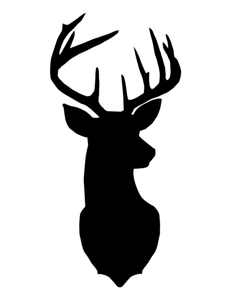 Best Deer Buck Head Clip Art Images » Free Vector Art, Images.