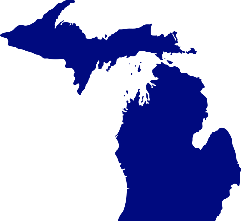 Free Clipart: State of Michigan.