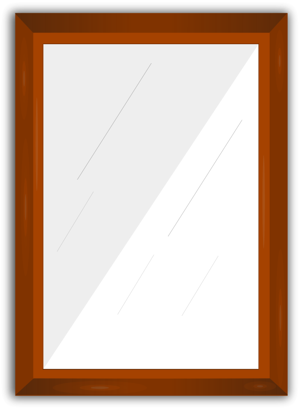 Free Clipart: Mirror Frame.