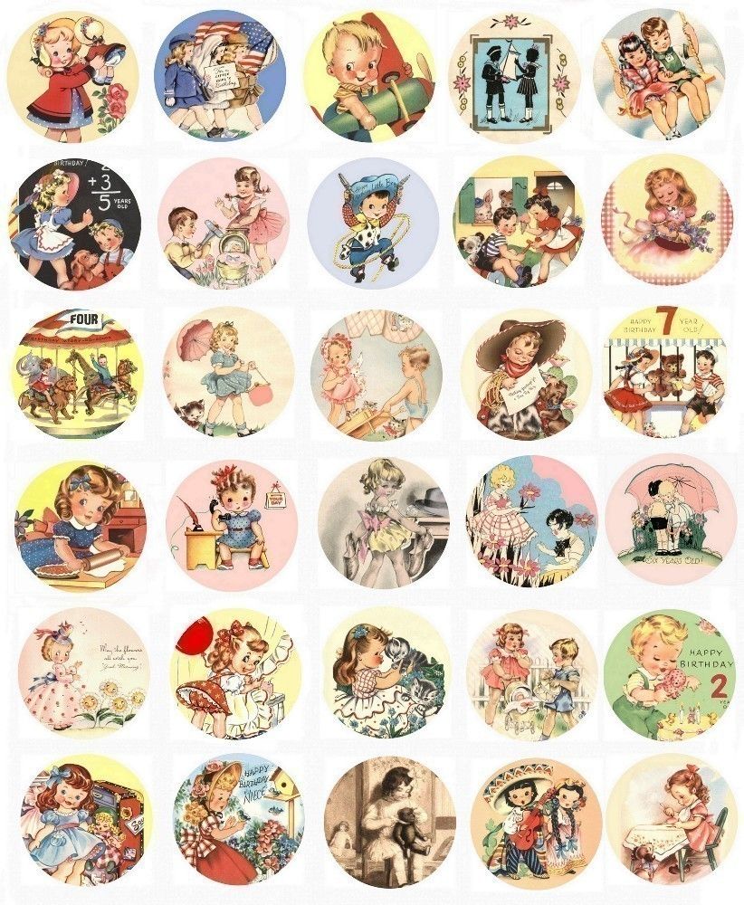 Free download vintage nursery decals clipart Nursery rhyme.