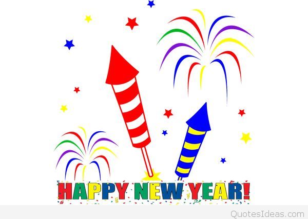 Free clip art Happy new year 2016.