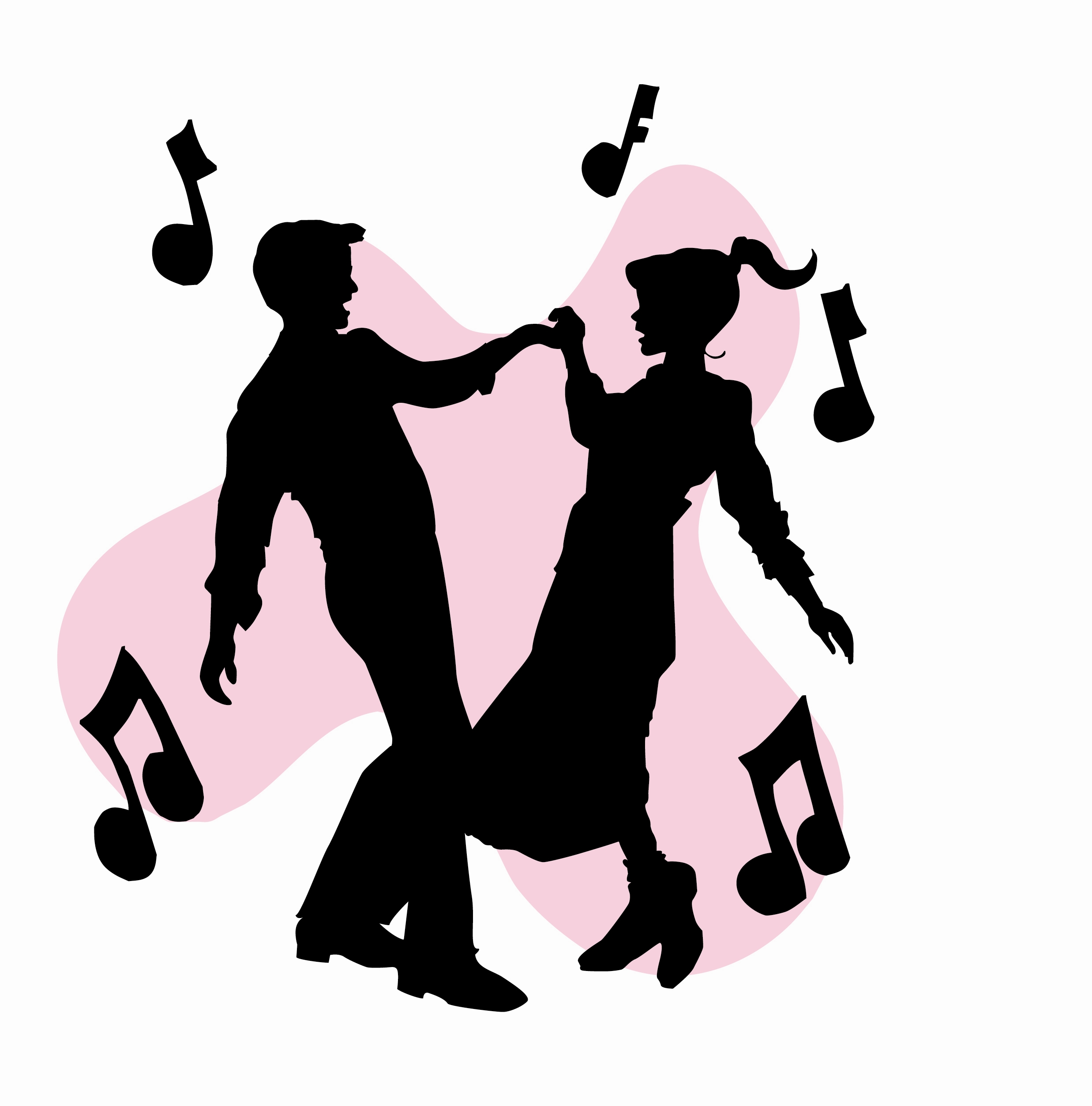 Sock Hop Dance Free Clipart.