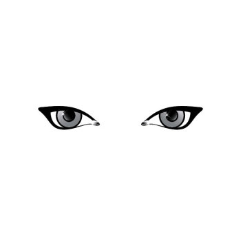 Female Eyes Image Free Vector.