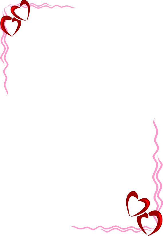 Free Clipart Heart Border.