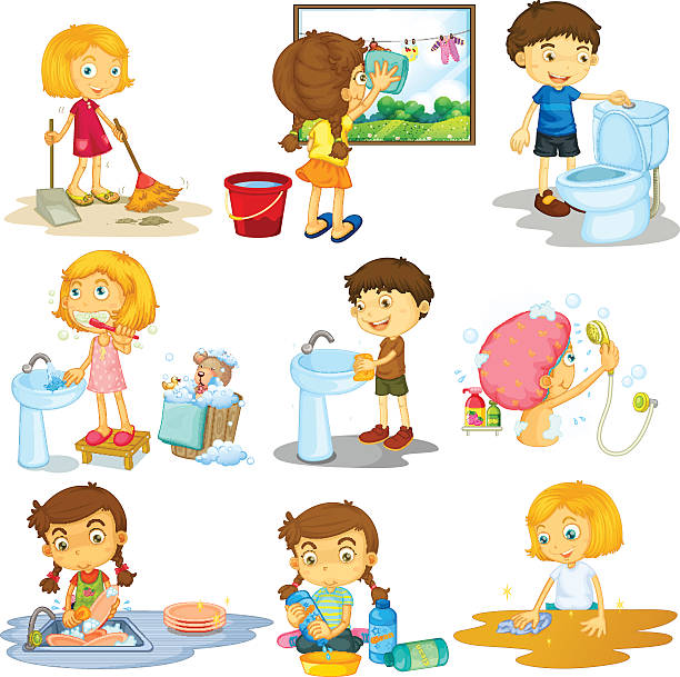 1309 Chores free clipart.