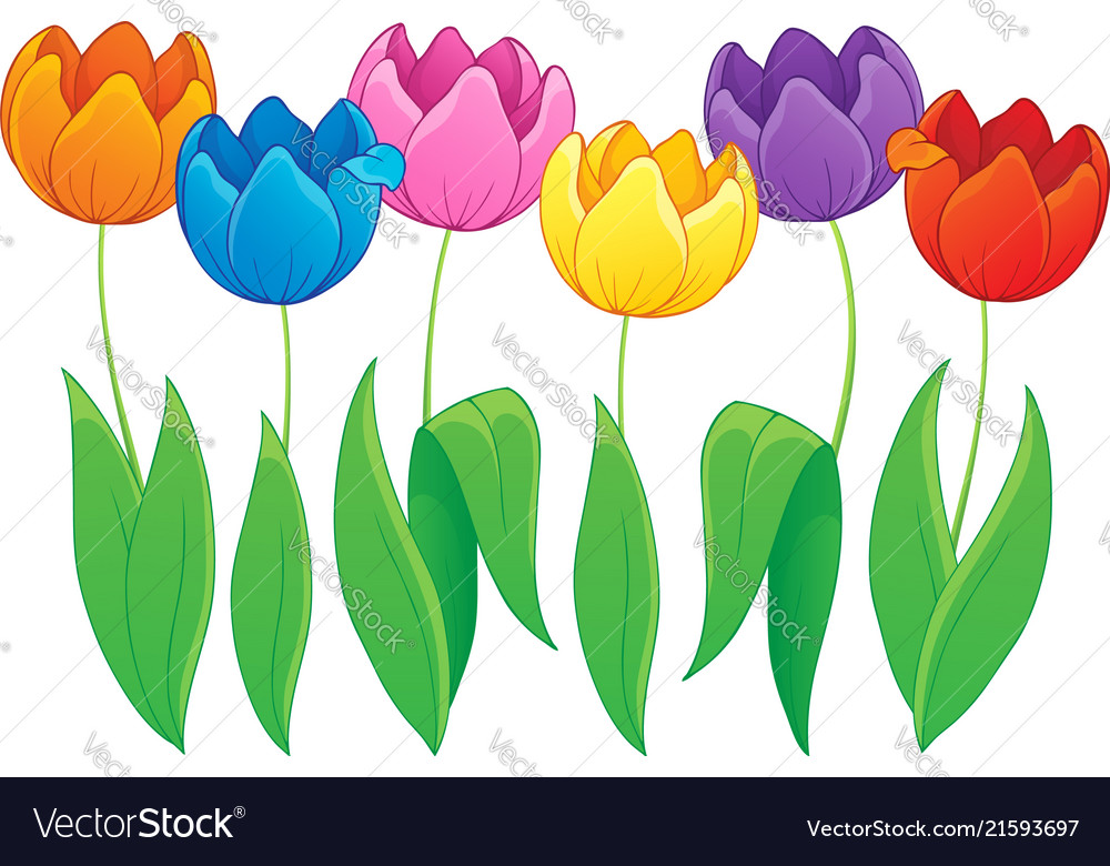 Image with tulip flower theme 2.