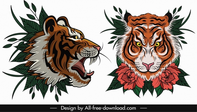 Tiger face vector free vector download (2,315 Free vector.